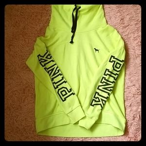 PINK cowl neck pullover